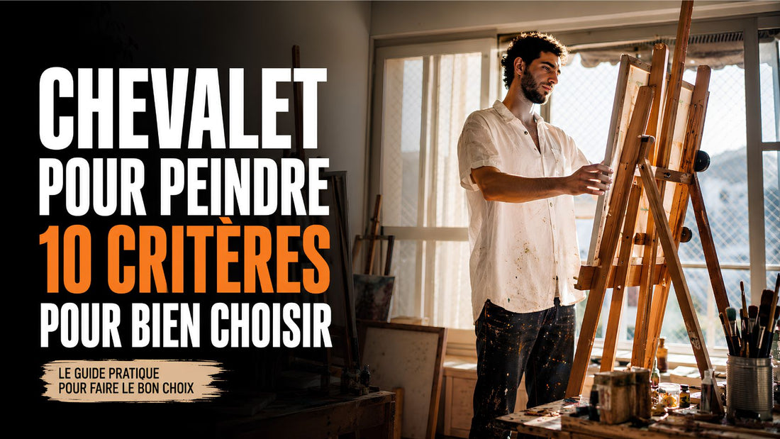 Chevalet pour peindre : 10 critères pour bien choisir