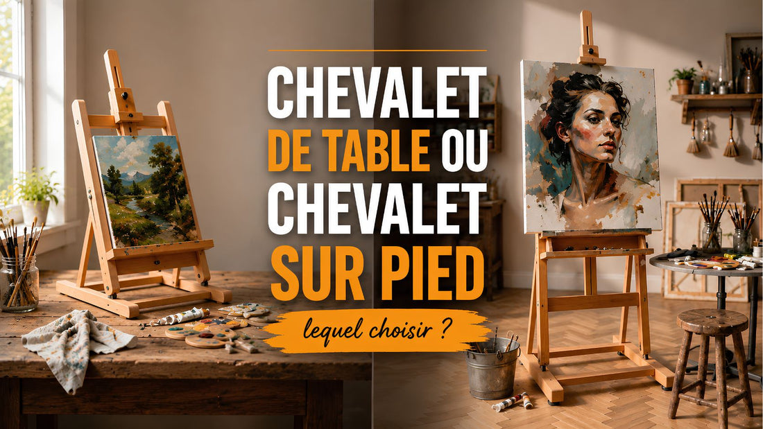 Chevalet de table ou chevalet sur pied : lequel choisir ?