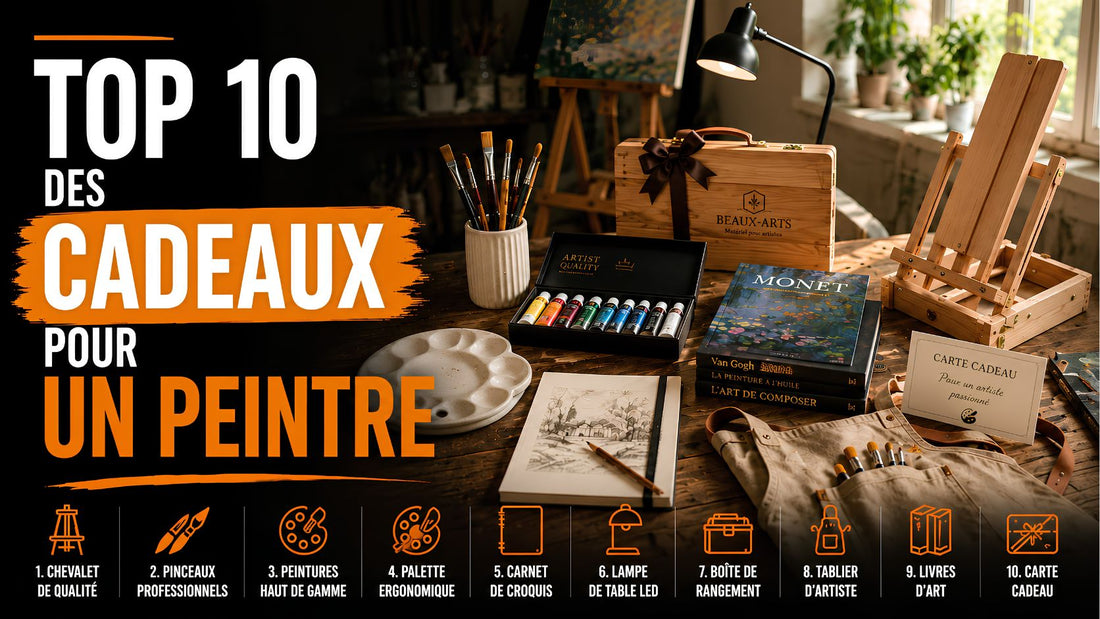 Top 10 des cadeaux pour un peintre