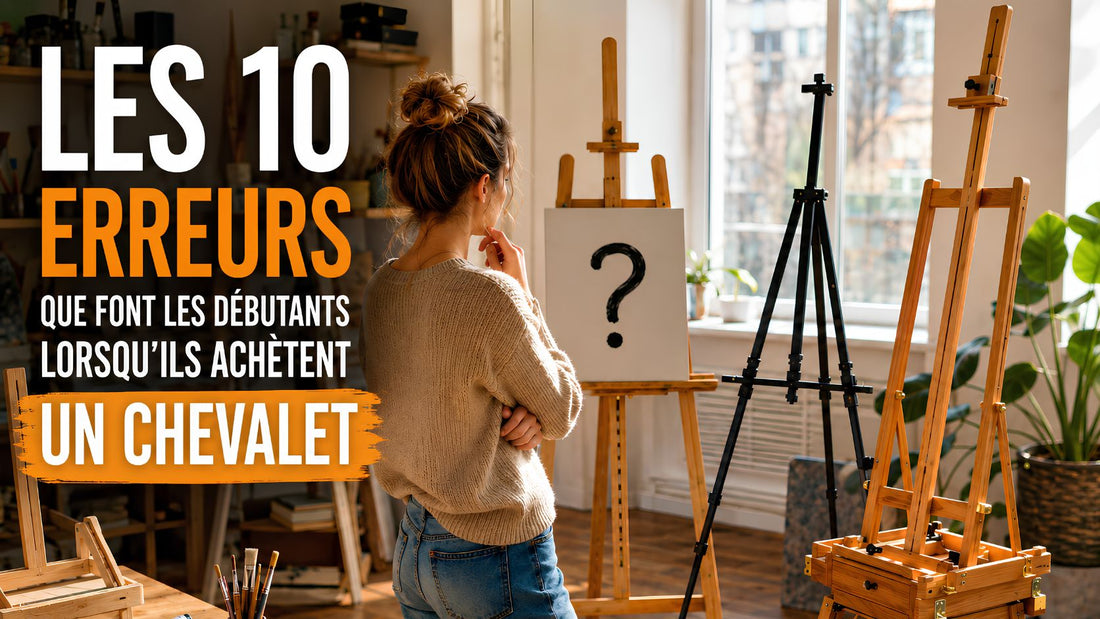 Les 10 erreurs que font les débutants lorsqu’ils achètent un chevalet
