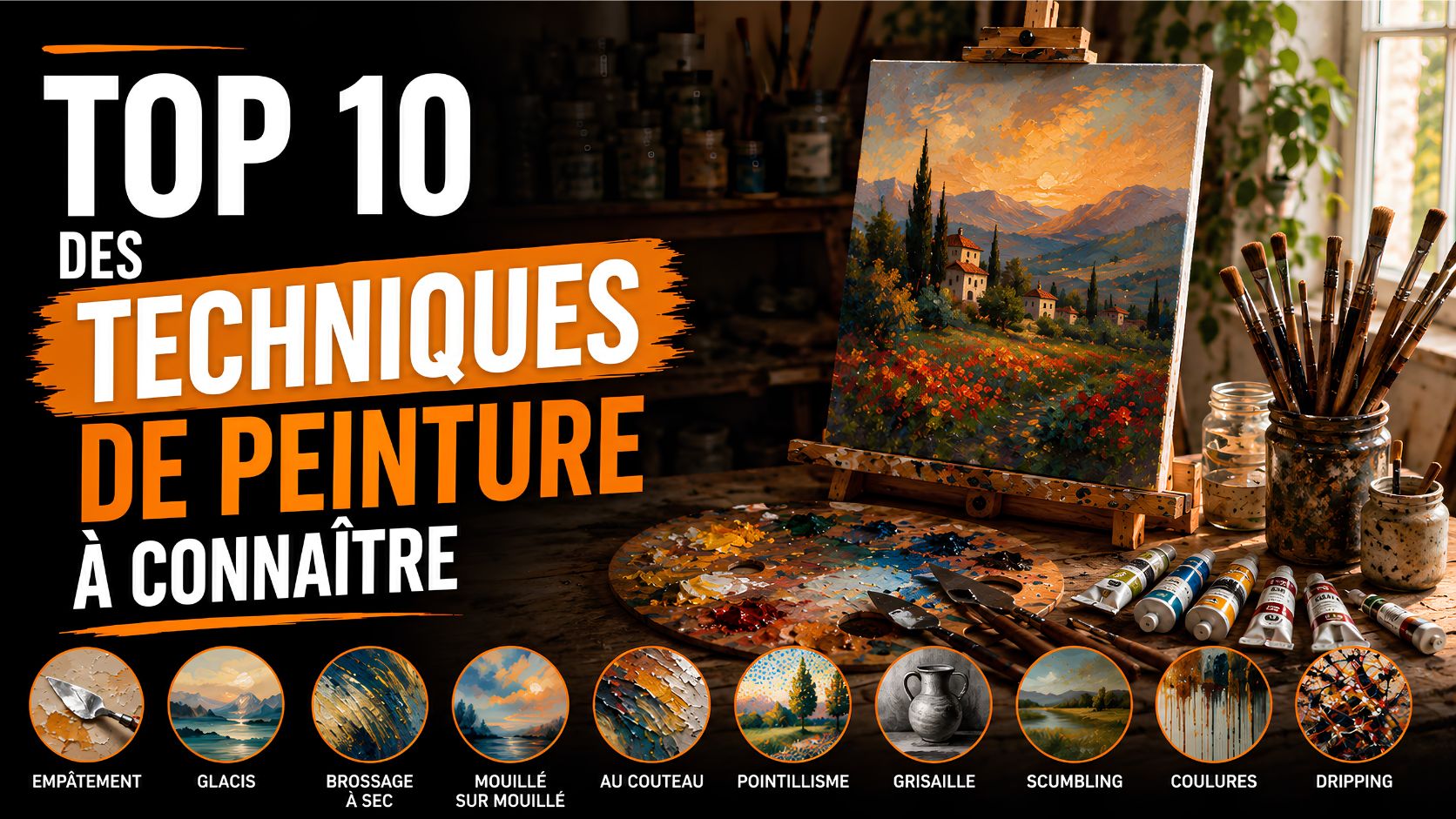 Top 10 des techniques de peinture à connaître