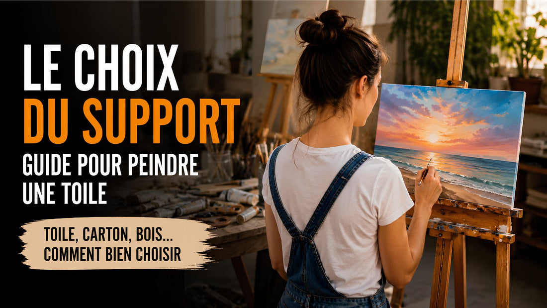 Le choix du support : guide pour peindre une toile