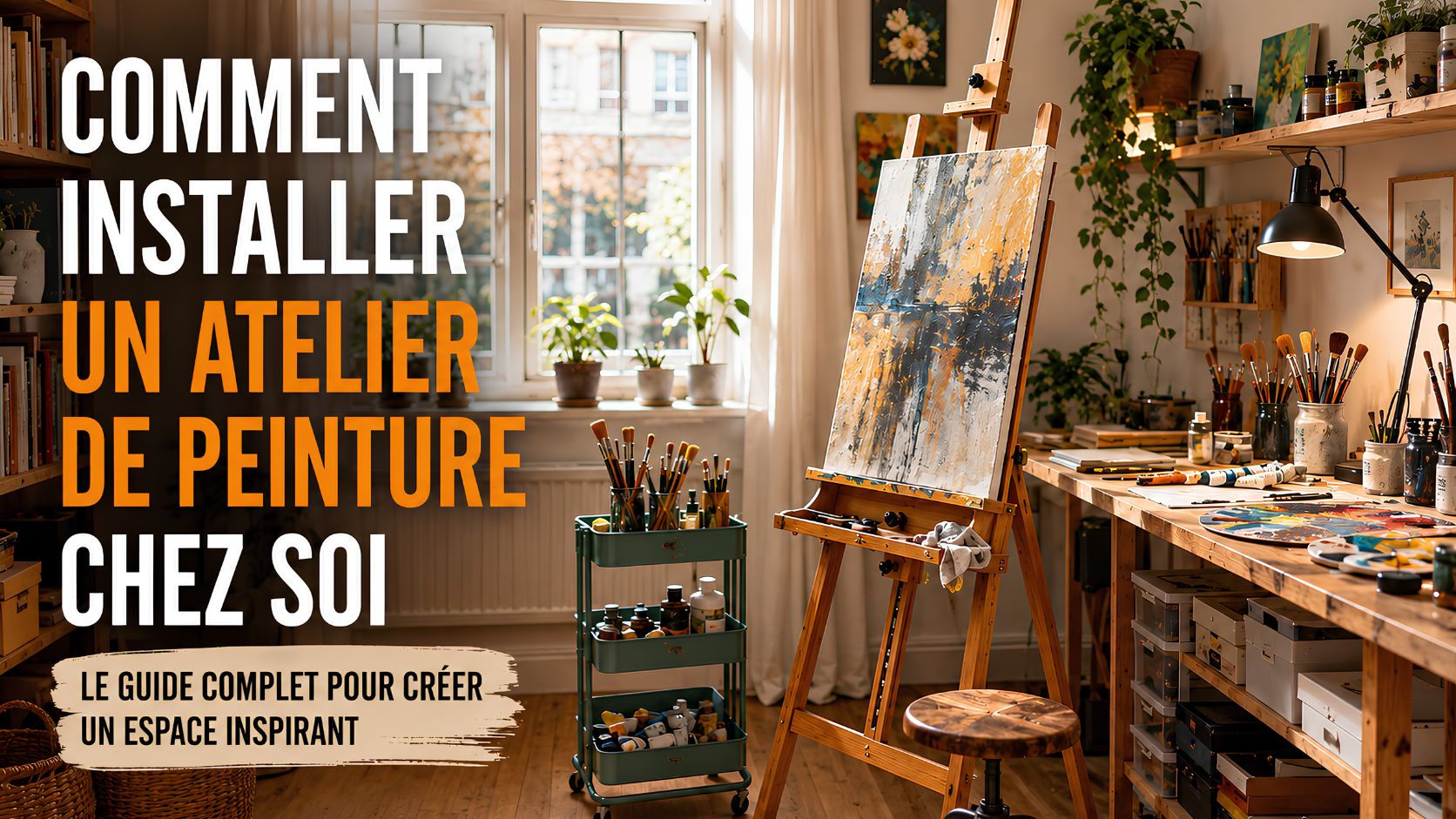 Comment installer un atelier de peinture chez soi
