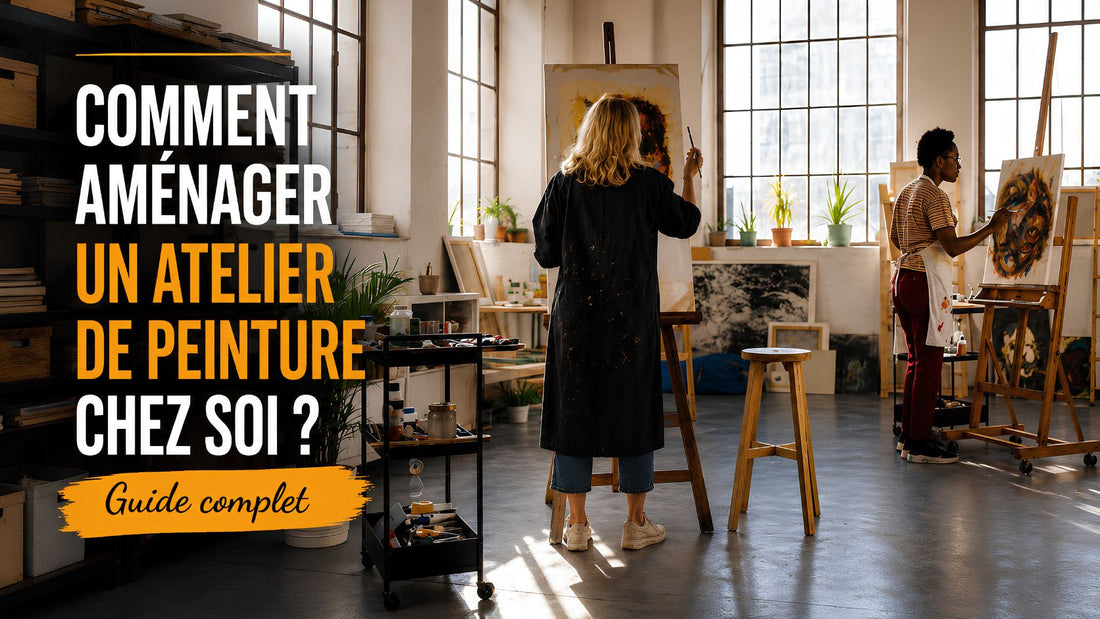 Comment aménager un atelier de peinture chez soi ? (Guide complet)