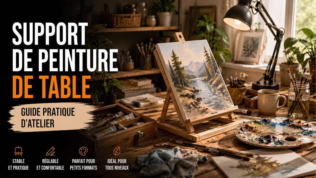 Support de peinture de table : guide pratique d’atelier