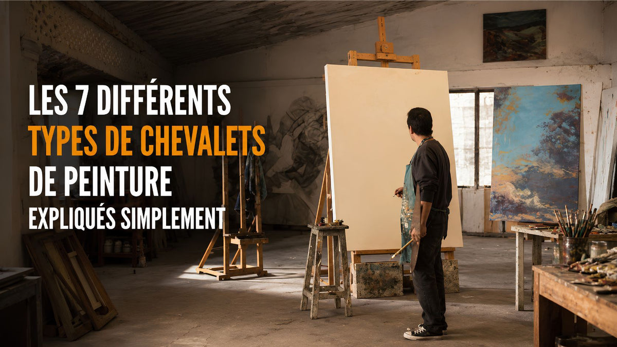 Les 7 différents types de chevalets de peinture expliqués simplement