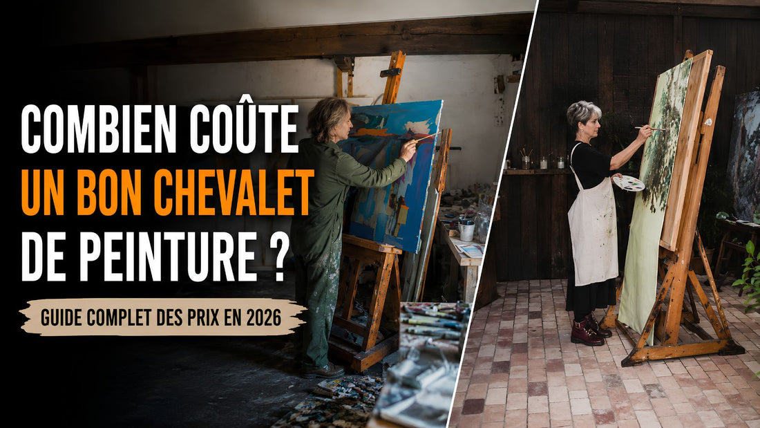 Combien coûte un bon chevalet de peinture ? Guide complet des prix en 2026