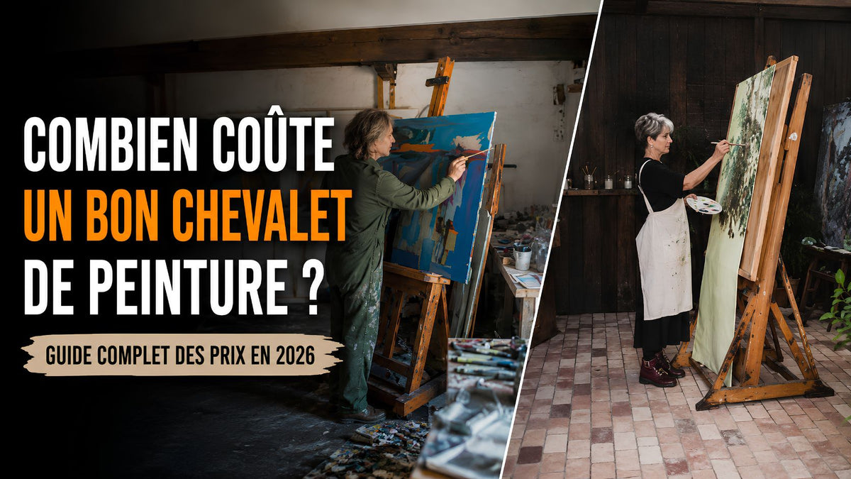 Combien coûte un bon chevalet de peinture ? Guide complet des prix en 2026