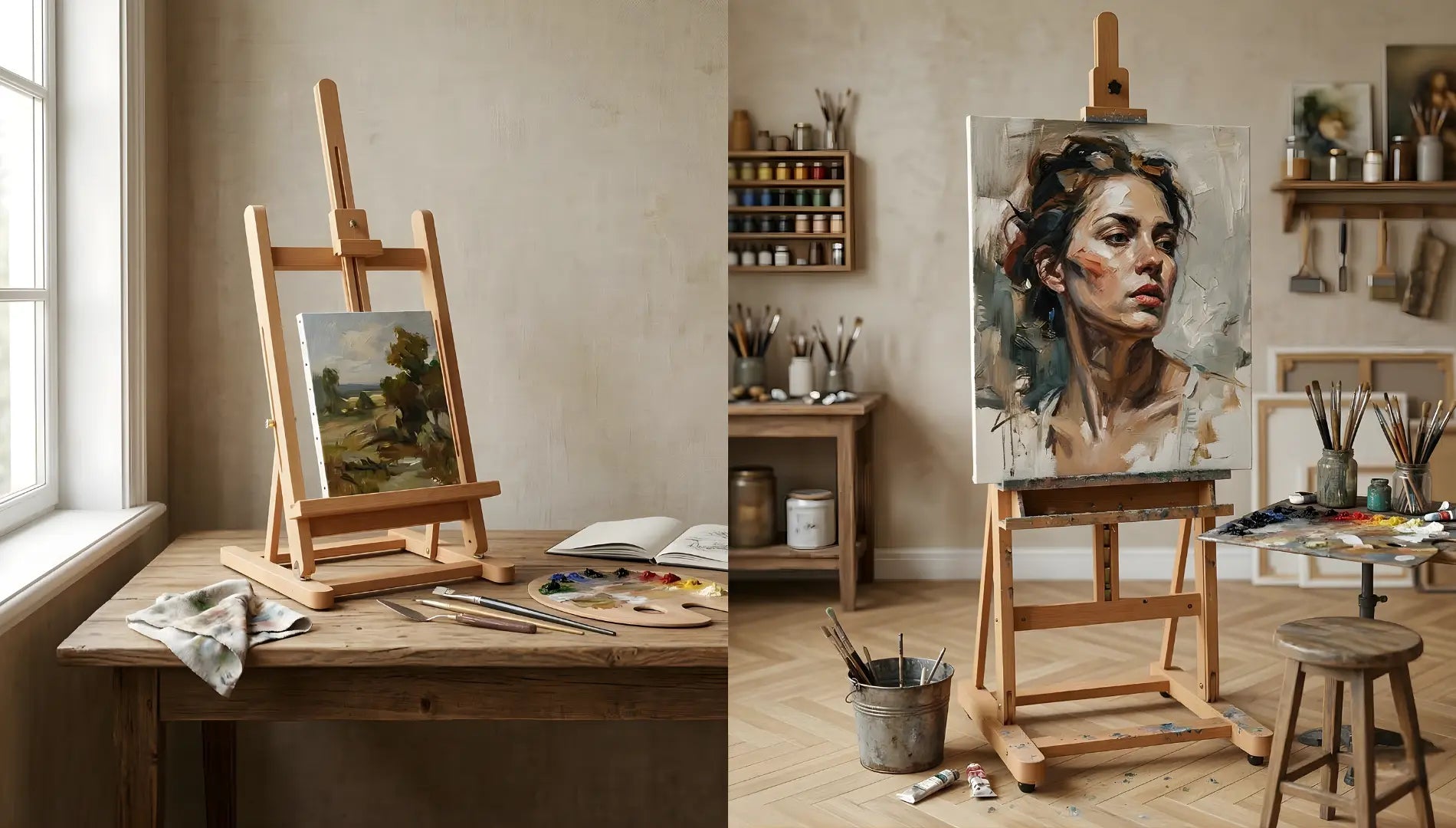 Chevalet de table ou chevalet sur pied : lequel choisir ? 