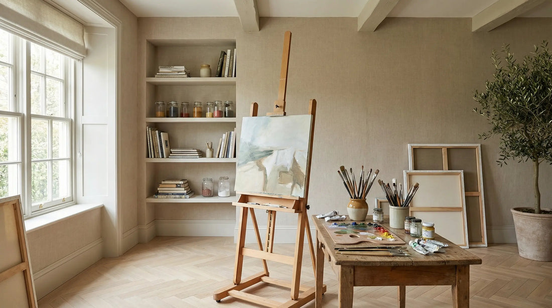 Comment aménager un atelier de peinture chez soi ? (Guide complet) 
