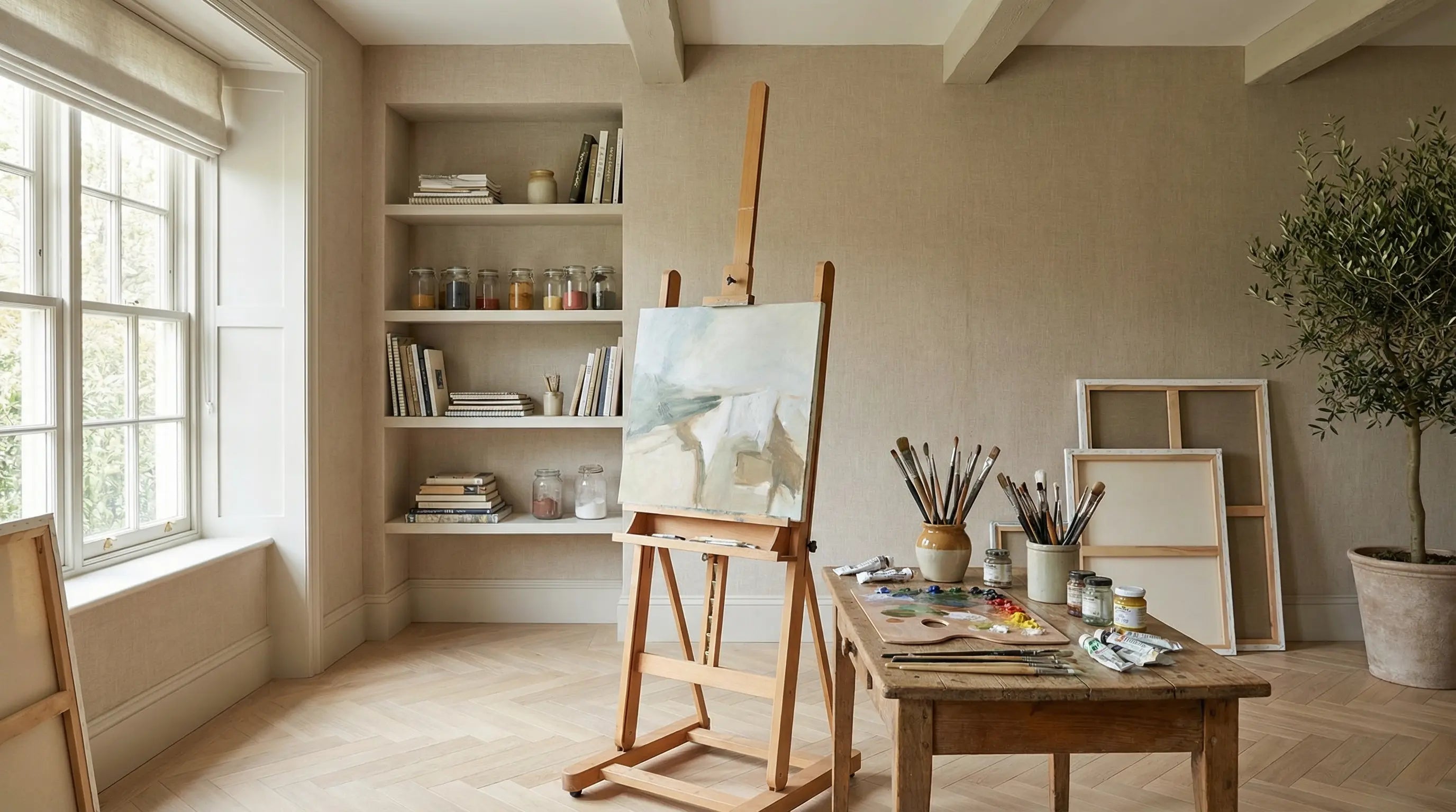 Comment aménager un atelier de peinture chez soi ? (Guide complet) 