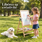 Chevalet enfant 3-en-1 avec tableau et bureau