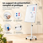 Chevalet de conférence professionnel réglable et inclinable