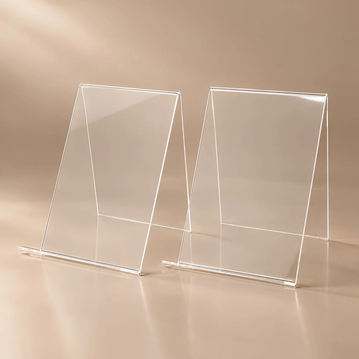 Chevalet d’exposition transparent pour livre