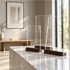 Chevalet de table plexiglass 