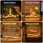 Chevalet de table écriture LED pour enfant