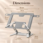 Chevalet de lecture pour livre et ordinateur portable 