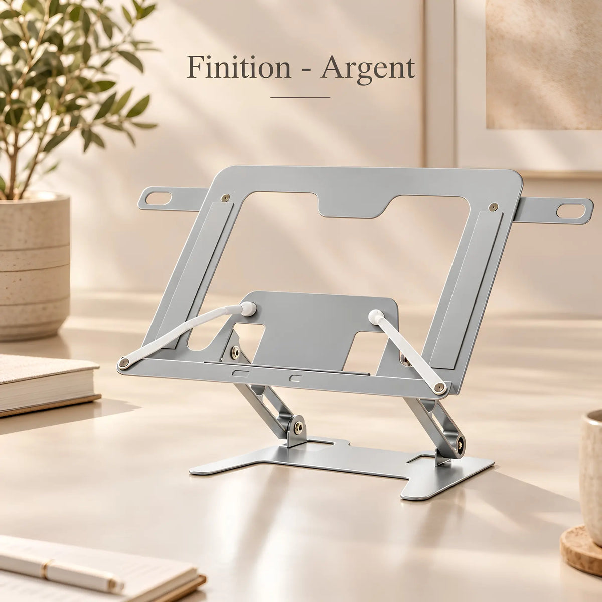 Chevalet de lecture pour livre et ordinateur portable 