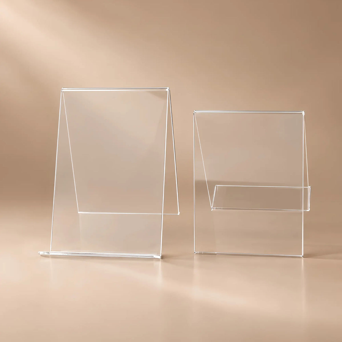 Chevalet d’exposition transparent pour livre