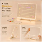 Chevalet de table écriture LED pour enfant