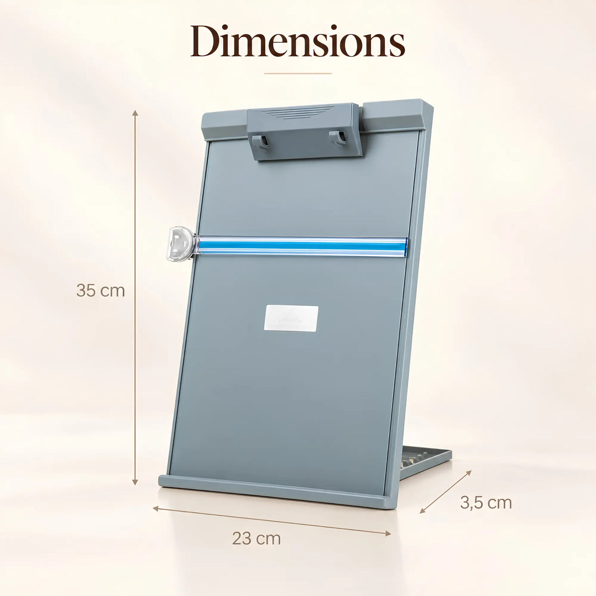 Chevalet de bureau porte-documents