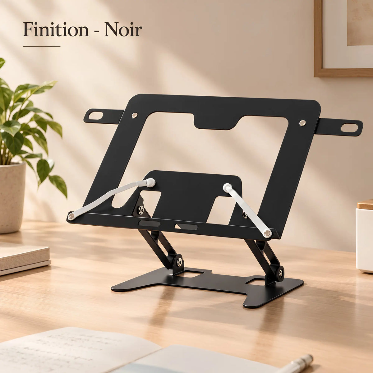 Chevalet de lecture pour livre et ordinateur portable 