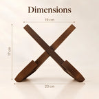 Chevalet de table en bois pour livre