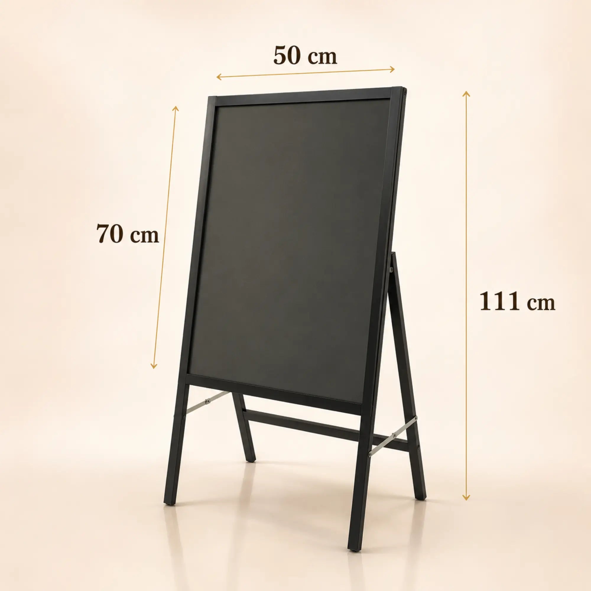Chevalet publicitaire LED stop-trottoir