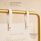 Chevalet mariage en arche 
