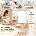 Chevalet de conférence professionnel réglable et inclinable
