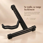 Support de guitare pliable en métal