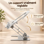 Chevalet de lecture pour livre et ordinateur portable 