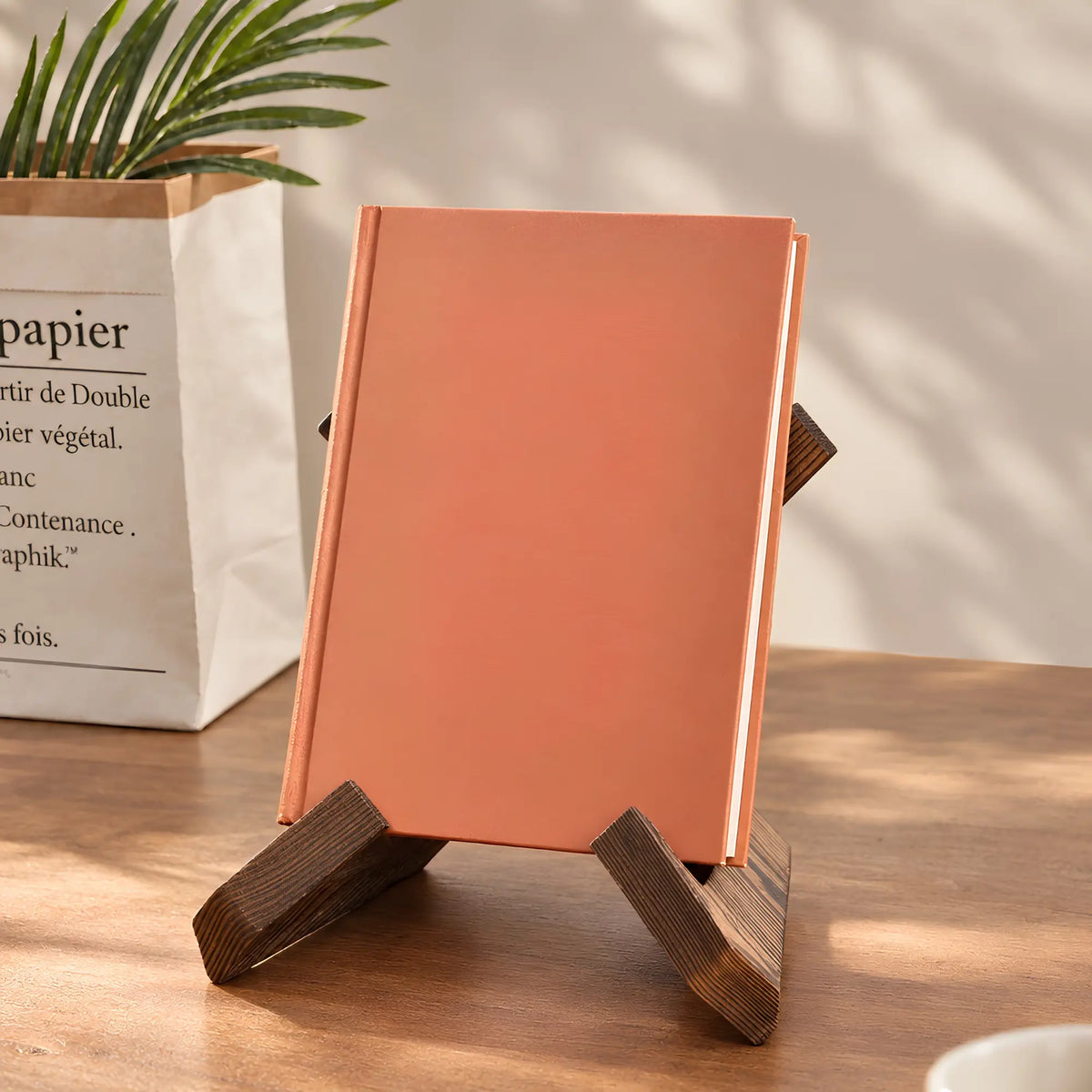 Chevalet de table en bois pour livre