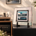 Chevalet d’exposition de table pour vinyle minimaliste