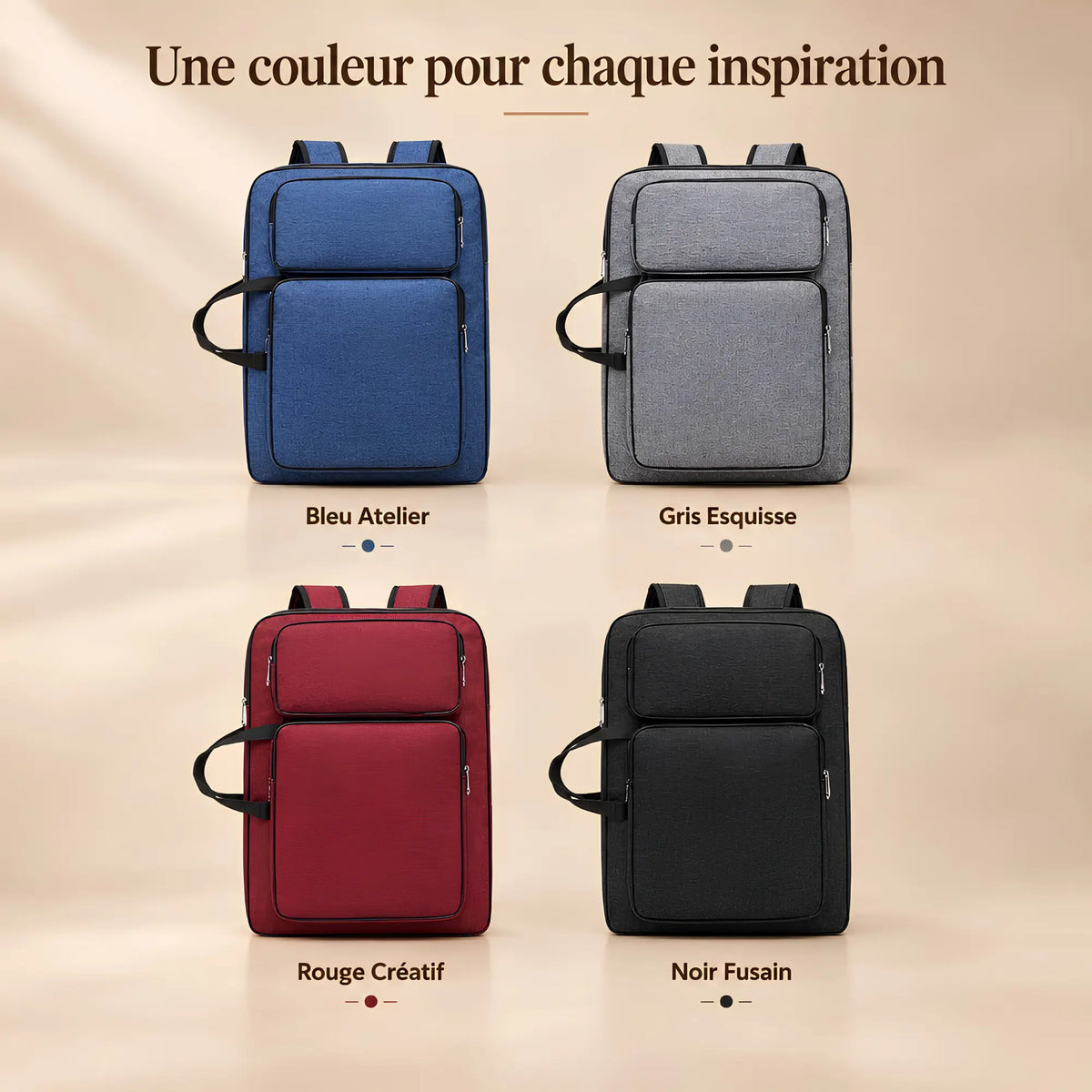 Sac à dos pour école d’art 