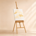Chevalet de peinture en bois pliable avec rangement
