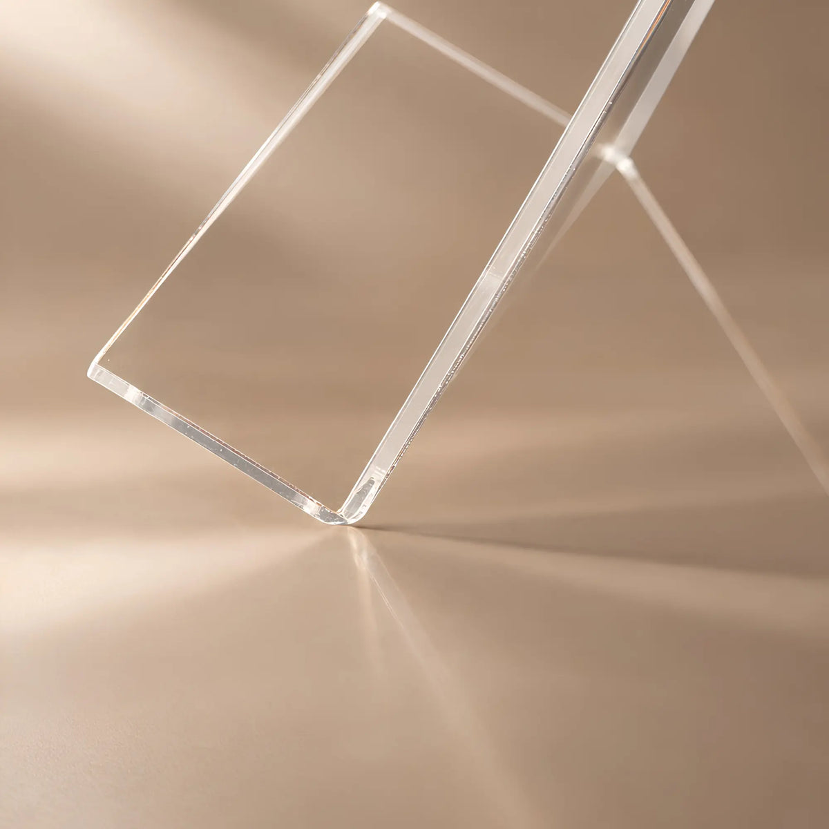 Chevalet d’exposition transparent pour livre