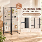 Grille publicitaire double face sur pied 