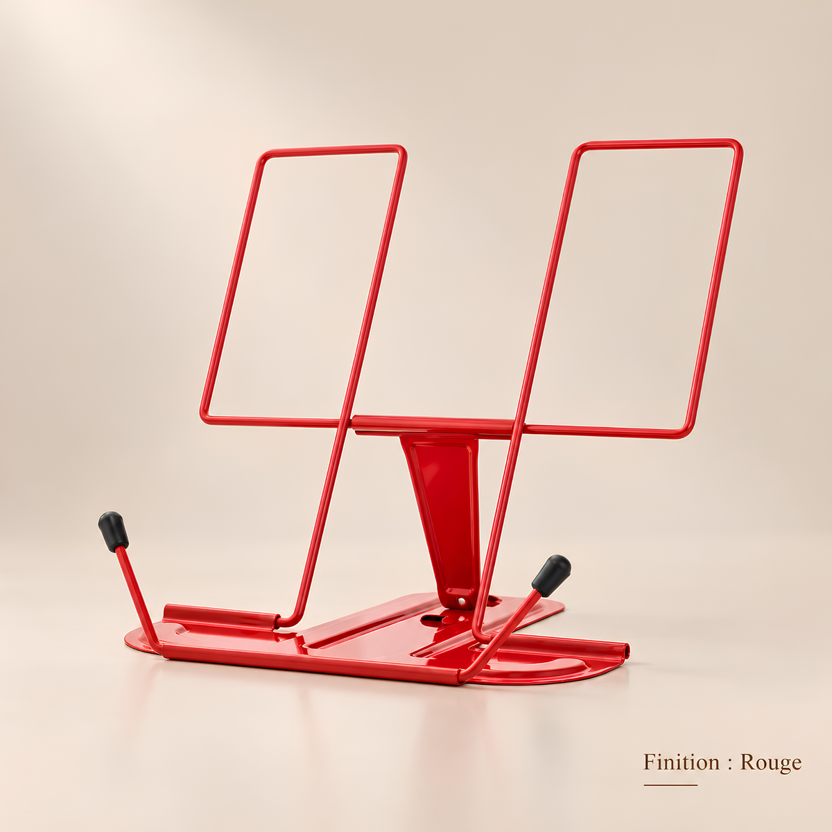 Chevalet de lecture pliable en métal