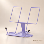 Chevalet de lecture pliable en métal