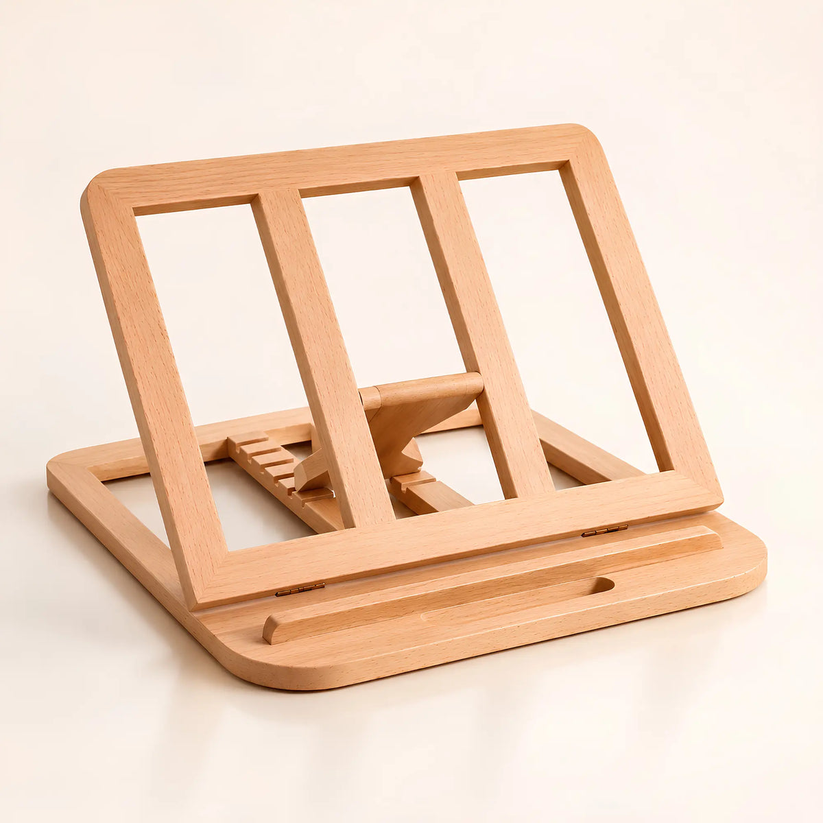 Chevalet de lecture en bois pour ordinateur portable 