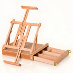 Boîte-chevalet réglable avec tiroir de rangement 