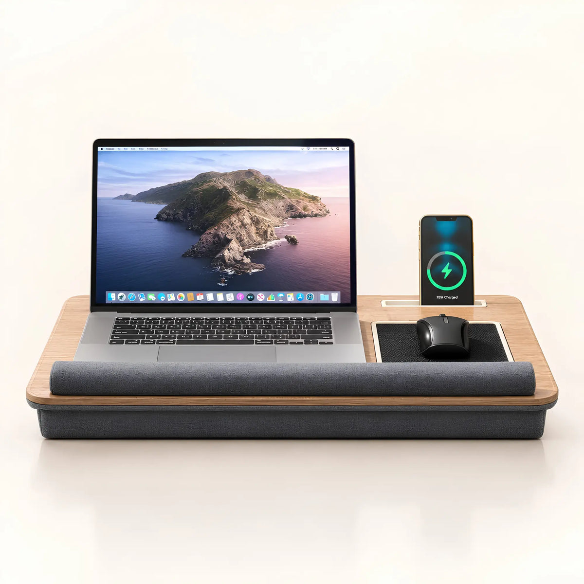 Support rembourré tout-en-un pour ordinateur portable