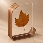 Chevalet d’exposition de table en plexiglas transparent