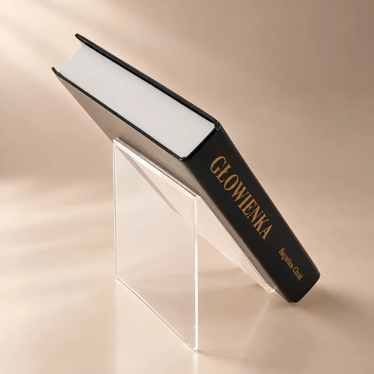 Chevalet d’exposition transparent pour livre