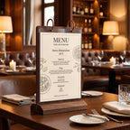 Chevalet de table menu restaurant