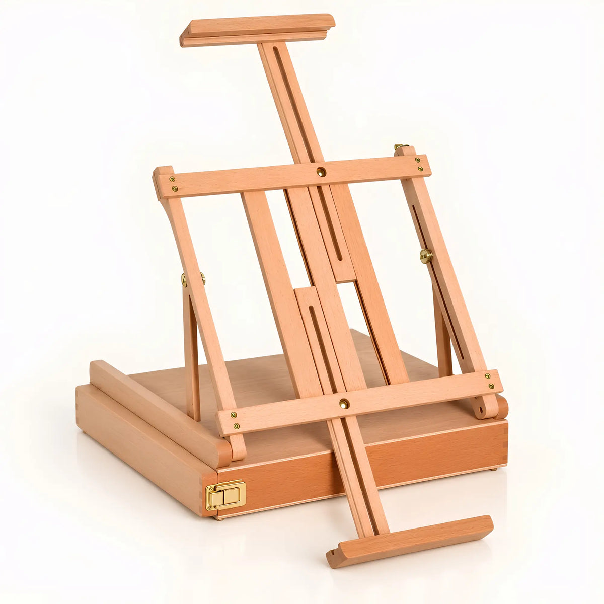 Boîte-chevalet réglable avec tiroir de rangement 