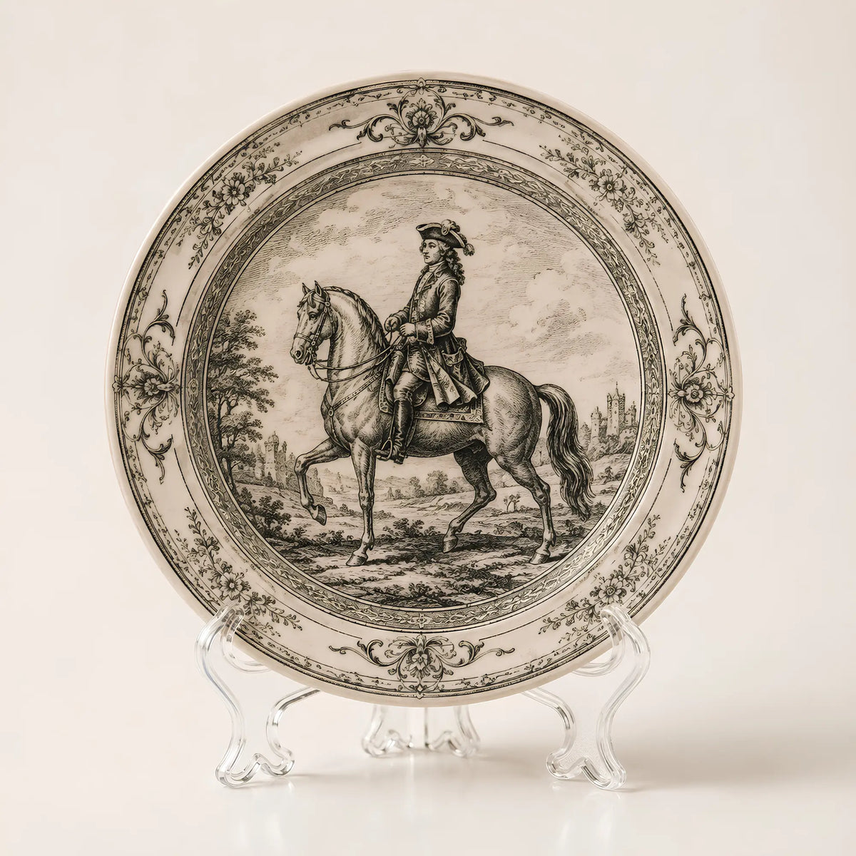 Chevalet de table présentoir transparent