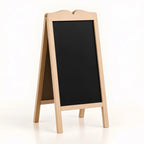 Chevalet stop-trottoir double face en bois 
