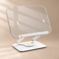 Chevalet de lecture transparent rotatif à 360°